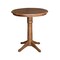 International Concepts Round 30 in Rd Ped Gathering Ht Table, 2 X-Back Stools, Distressed Oak, 30 in W, 30 in L, 35.9 in H K42-30RT-27B-S6132-2 - alternate 3